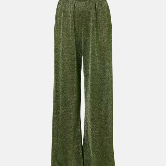 Oserée Lumière Olive-Green Wide-Leg Lounge Pants - Picture 4 of 15